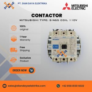 mitsubishi type: s n65 coil 110v contactor
