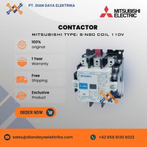 mitsubishi type: s n80 coil 110v contactor