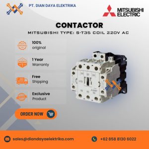 mitsubishi type: s t35 coil 220v ac contactor