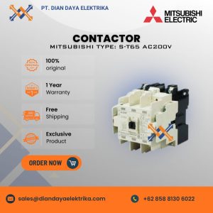 mitsubishi type: s t65 ac200v contactor