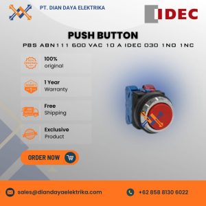 idec abn111 600 vac 10 a 030 1no 1nc push button