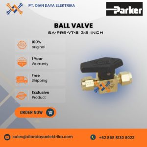 parker 6a pr6 vt b 3/8 inch ball valve