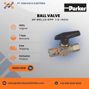 parker 8f b8lj2 spp 1/2 inch ball valve