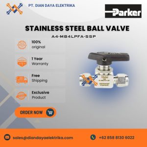 parker a4 mb4lpfa ssp stainless steel ball valve