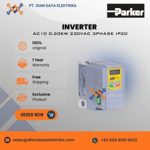 parker ac10 0.20kw 230vac 3phase ip20 inverter