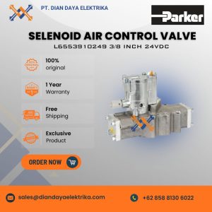 parker l6553910249 3/8 inch 24vdc selenoid air control valve