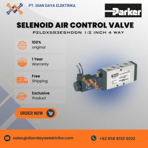 parker p2ldx593eshddn 1/2 inch 4 way selenoid air control valve