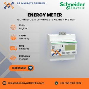 schneider 3 phase energy meter