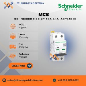 schneider 2p 10a 6ka, a9f74210 mcb