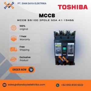toshiba ss100 3pole 50a 41 19466 mccb