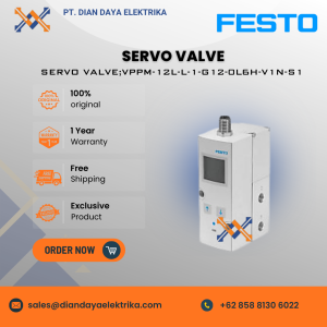 festo servo valve type vppm 12l l 1 g12 0l6h v1n s1