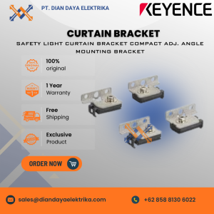 keyence light curtain bracket compact adj angle mounting bracket