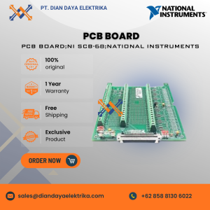 national instruments pcb board type ni scb 68