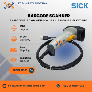 sick barcode scanner type hw1911ier 3usb 5 kit