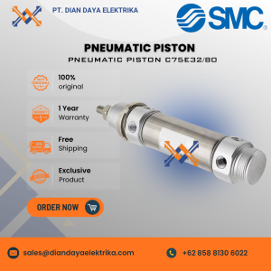 smc pneumatic piston type c75e32/80