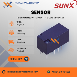 sunx sensor type gx 12mu, 12l35, 24dv, 2
