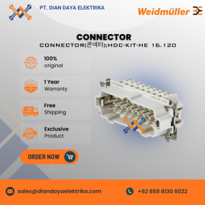 weidmuller connector type hdc kit he 16.120
