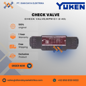 yuken check valve type mpw 01 2 40