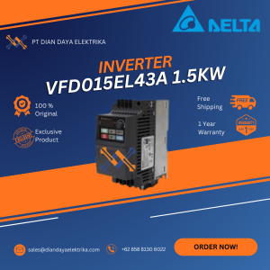 delta vfd015el43a 1.5kw inverter