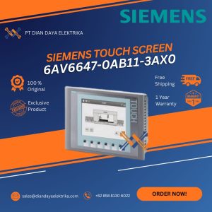 siemens 6av6647 0ab11 3ax0 touch screen simatic hmi ktp600