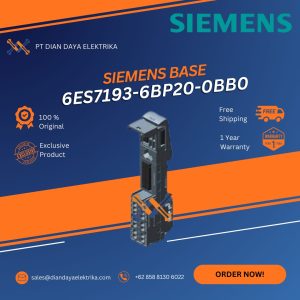 siemens 6es7193 6bp20 0bb0 base unit simatic et 200sp