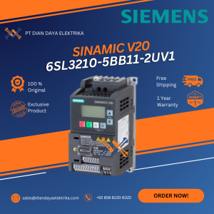 6sl3210 5bb11 2uv1 sinamic v20 converter siemens