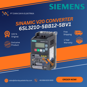 6sl3210 5bb12 5bv1 sinamic v20 converter siemens