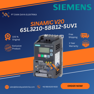 6sl3210 5bb12 5uv1 sinamic v20 converter siemens