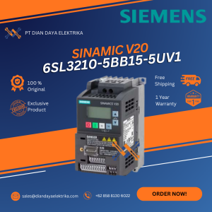 6sl3210 5bb15 5uv1 sinamic v20 converter siemens
