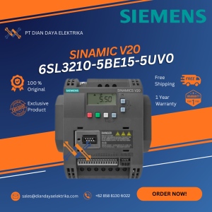 6sl3210 5be15 5uv0 sinamic v20 converter siemens