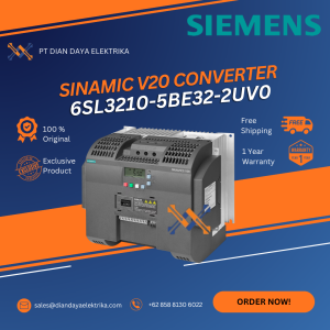 6sl3210 5be32 2uv0 sinamic v20 converter siemens