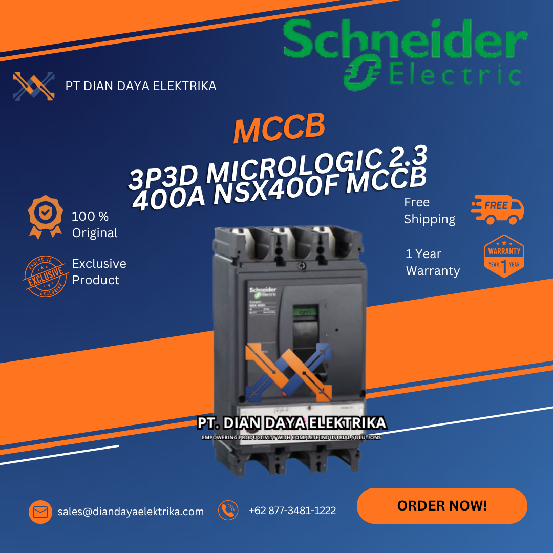 schneider 3p3d micrologic 2.3 400a nsx400f mccb lv432676 schneider 3p3d micrologic 2.3 400a nsx400f mccb lv432676