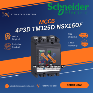 schneider 4p3d tm125d nsx160f mccb lv430641