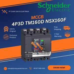 schneider 4p3d tm160d nsx160f mccb lv430640