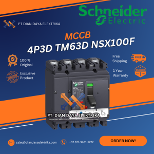 schneider 4p3d tm63d nsx100f mccb lv429642