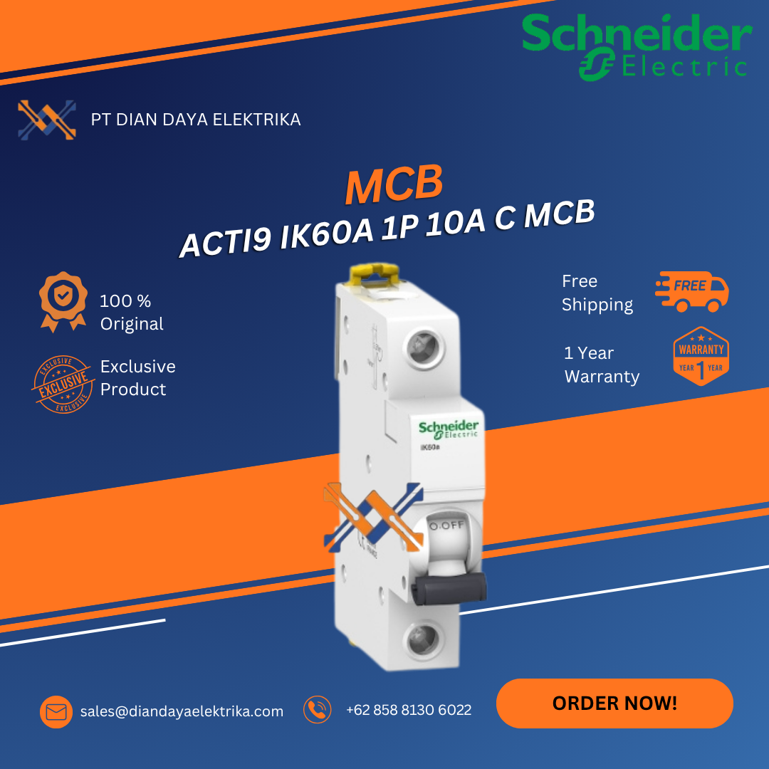 schneider acti9 ik60a 1p 10a c mcb a9k14110 schneider acti9 ik60a 1p 10a c mcb a9k14110