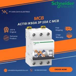 schneider acti9 ik60a 3p 10a c mcb a9k14310