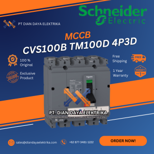 schneider cvs100b tm100d 4p3d mccb lv510317