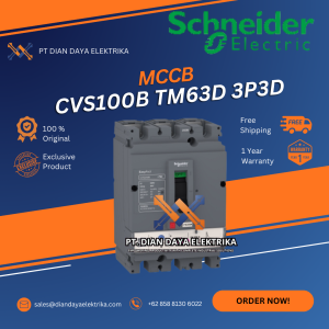 schneider cvs100b tm63d 3p3d mccb lv510305