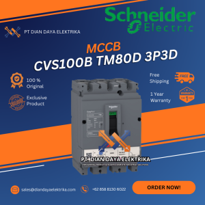 schneider cvs100b tm80d 3p3d mccb lv510306