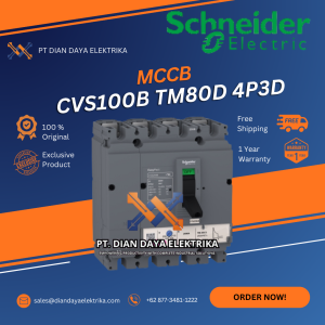 schneider cvs100b tm80d 4p3d mccb lv510316