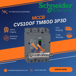 schneider cvs100f tm80d 3p3d mccb lv510336