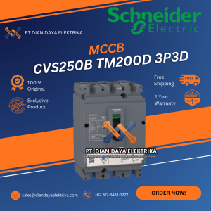 schneider cvs250b tm200d 3p3d mccb lv525302
