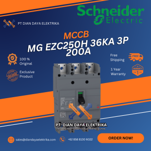 schneider mg ezc250h 36ka 3p 200a mccb ezc250h3200