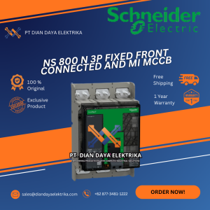 schneider ns 800 n 3p fixed front connected and mi mccb 33466