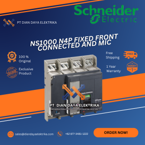 schneider ns1000 n4p fixed front connected and mic mccb