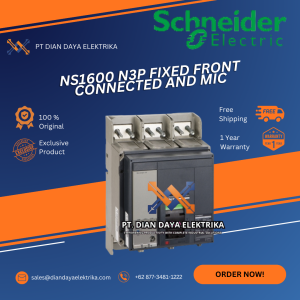 schneider ns1600 n3p fixed front connected and mic mccb
