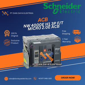 schneider nw 4000e h1 3p f/t micro 2.0e acb