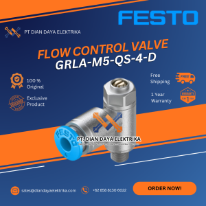 festo grla m5 qs 4 d flow control valve grla