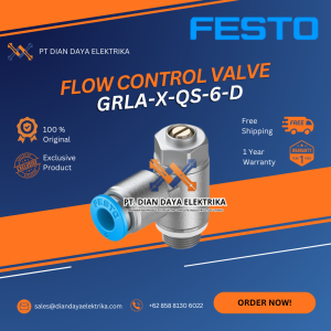 festo grla x qs 6 d flow control valve grla